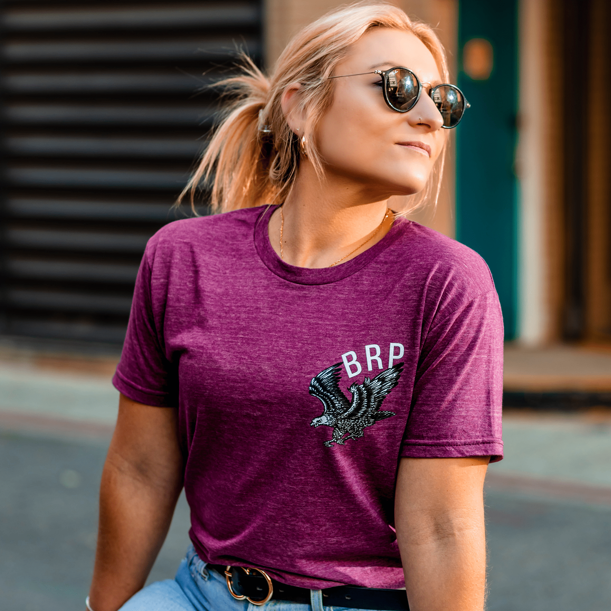 Eagle Trail Maroon Tee - 1